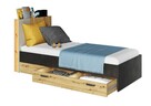 Stylowe, wygodne i praktyczne łóżko jednoosobowe - 2