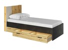 Stylowe, wygodne i praktyczne łóżko jednoosobowe - 3
