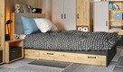Stylowe, wygodne i praktyczne łóżko jednoosobowe - 1