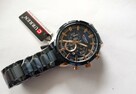 Duży zegarek męski Curren sportowy chronograf datownik - 13