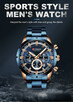 Duży zegarek męski Curren sportowy chronograf datownik - 2