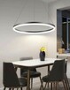 LAMPA WISZĄCA LED MODERN ring 60cm żyrandol pilot - 4
