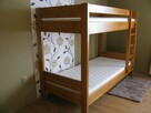 Lity buk łóżko piętrowe twardego drewna bukowe - 7