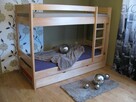 Lity buk łóżko piętrowe twardego drewna bukowe - 3