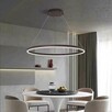 LAMPA WISZĄCA LED MODERN ring 60cm żyrandol pilot - 3