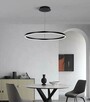 LAMPA WISZĄCA LED MODERN ring 60cm żyrandol pilot - 2