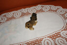 Figurka pies buldog ceramika PRL - 5