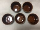 PRL Pruszków bulionówki miseczki porcelit ceramika - 2