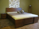 Bukowe łóżko 160x200 solidne drewniane 100% lity buk PRODUCENT - 10
