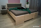 BUKOWE łóżko drewniane 160x200 lite drewno buk - 1