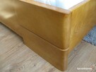 Dwuosobowe łóżko drewniane bukowe 160x200 lite drewno buk - 3