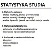 Matematyka Statystyka Studia - 3