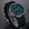 Duży zegarek męski styl nurka tuńczyk luma wodoszczelny WR50 - 2