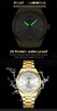 Klasyczny zegarek męski złoty z bransoletą pudełko nowy - 5