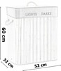 Bambusowy KOSZ na pranie 2-komorowy 100L - 8