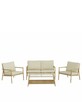 Meble ogrodowe zestaw BAMBOO aluminowe naterial - 1
