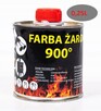 LAKIER Farba żaroodporna Do PIECA RUSZTU 900C 0,25L grafit - 1