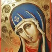Ikona Madonna Miłująca, złoto 23 karat - 6
