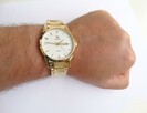 Zegarek męski złoty klasyczny garniturowy Olevs bransoleta - 15