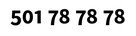 Złoty nr telefonu 501 78 78 78 - 1