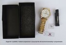 Zegarek męski złoty klasyczny garniturowy Olevs bransoleta - 16