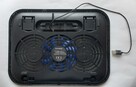 Podkładka chłodząca pod laptop Hykker czarny idealne chłodze - 4