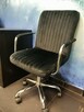Krzesło biurowe obrotowe welurowe z podłokietnikami- 18 szt. - 3