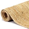 vidaXL Ręcznie wykonany dywan, juta, naturalny, 120x180 cm - 2