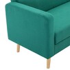 vidaXL Sofa materiałowa, zielona - 7