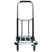 vidaXL Składany wózek transportowy, 150 kg, aluminiowy, sreb - 4