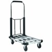 vidaXL Składany wózek transportowy, 150 kg, aluminiowy, sreb - 1