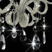 vidaXL Lampa sufitowa z koralikami, biała, okrągła, E14 - 6