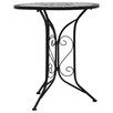 vidaXL Mozaikowy stolik bistro, szary, 61 cm, ceramiczny - 3