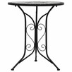 vidaXL Mozaikowy stolik bistro, szary, 61 cm, ceramiczny - 2