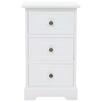 vidaXL Szafka nocna, płyta MDF i drewno sosnowe, 35 x 32 x 5 - 3