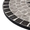 vidaXL Mozaikowy stolik bistro, szary, 61 cm, ceramiczny - 6