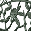 vidaXL Ławka ogrodowa, 100 cm, odlewane aluminium, zielona - 3
