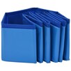 vidaXL Składany basen dla psa, niebieski, 80 x 20 cm, PVC - 4