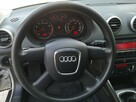 Audi A3 1.6 MPI 102KM SPORTBACK Klimatronic Isofix Alu Serwis Gwarancja - 14