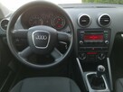 Audi A3 1.6 MPI 102KM SPORTBACK Klimatronic Isofix Alu Serwis Gwarancja - 15