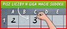 giga SUDOKU XXL gra logiczna nauka i zabawa dla każdego 3x3m - 4