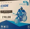 Akumulator EXIDE ETX12-BS YTX12-BS 12V 10Ah DARMOWA DOSTAWA - 1