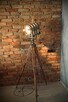 Lampa podłogowa Vintage loft reflektor teatralny lata 60 PRL - 14