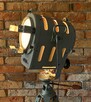 Lampa podłogowa Vintage loft reflektor teatralny lata 60 PRL - 12