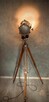 Lampa podłogowa Vintage loft reflektor teatralny lata 60 PRL - 4