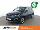 Jeep Compass navi/ kamera/ półskóra /grzane fotele /tempomat /hak/ Bluetooth/ - 1