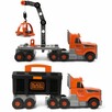 Smoby Ciężarówka 3w1 Black+Decker Narzędzia Dźwig 60 Akc. - 4