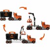 Smoby Ciężarówka 3w1 Black+Decker Narzędzia Dźwig 60 Akc. - 3