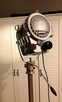 Lampa podłogowa duża loft reflektor filmowy 1964r PRL - 5