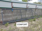 Brama przesuwna panelowa 4 m COMFORT, ocynk ogniowy - 4